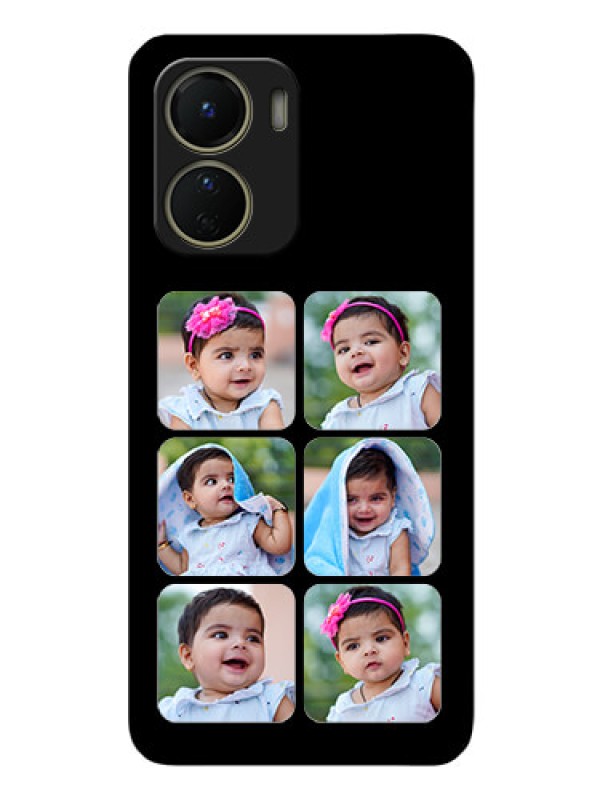 Custom Vivo T2x 5G Photo Printing on Glass Case - Multiple Pictures Design