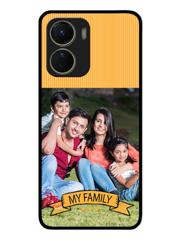 Custom Vivo T2x 5G Custom Glass Phone Case - My Family Design