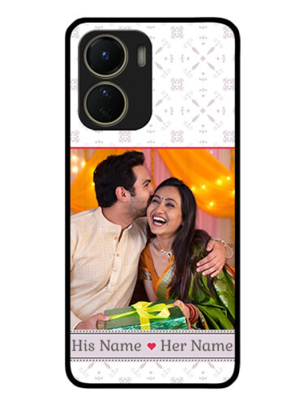 Custom Vivo T2x 5G Custom Glass Mobile Case - with Photo and Ethnic Design