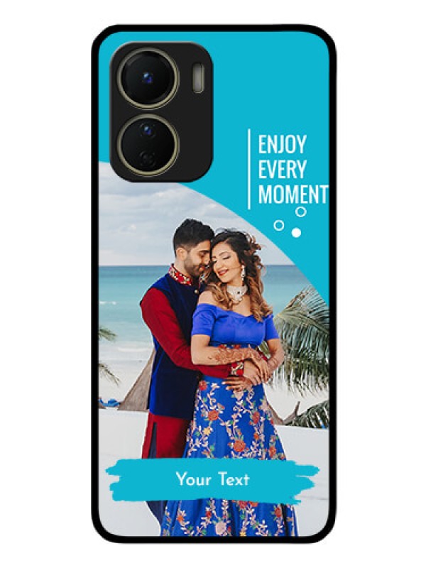 Custom Vivo T2x 5G Custom Glass Mobile Case - Happy Moment Design
