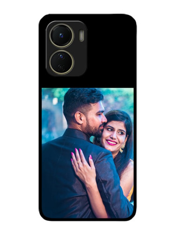 Custom Vivo T2X 5G Custom Glass Phone Case - Upload Full Picture With Custom Color Design