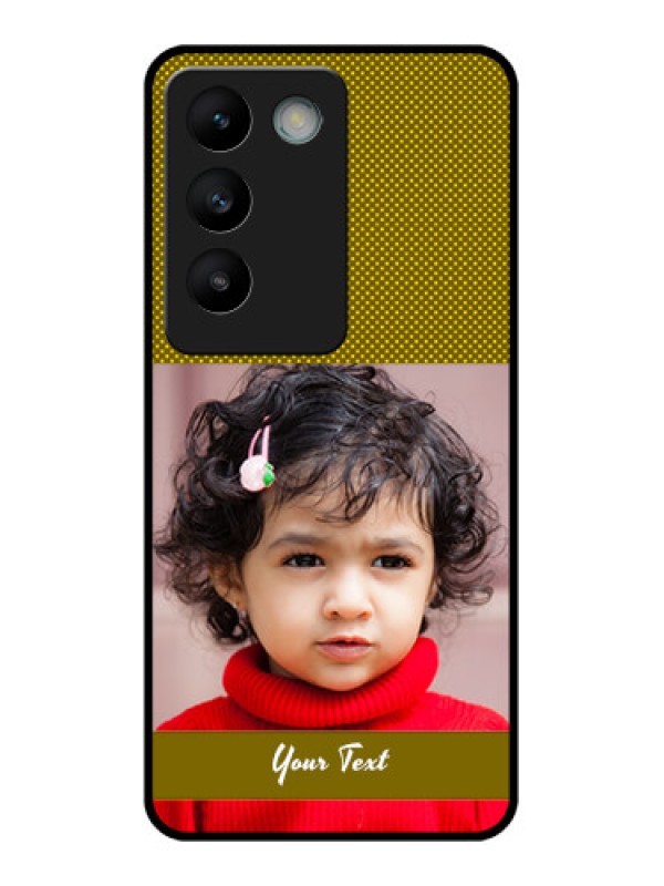 Custom Vivo T3 5G Custom Glass Phone CaseSimple Green Color Design