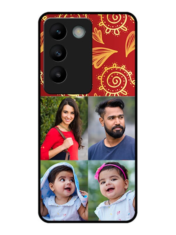 Custom Vivo T3 5G Custom Glass Phone Case4 Image Traditional Design