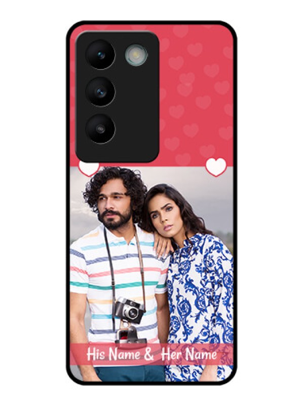 Custom Vivo T3 5G Custom Glass Phone CaseSimple Love Design