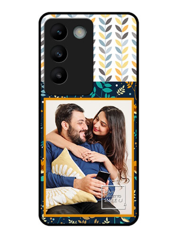 Custom Vivo T3 5G Custom Glass Phone CasePattern Design