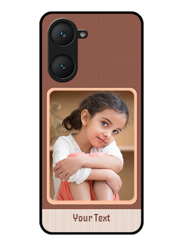 Custom Vivo T3 Lite 5G Custom Glass Phone Case - Simple Pic Upload Design