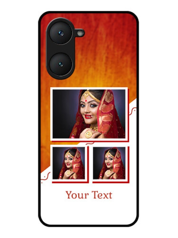 Custom Vivo T3 Lite 5G Custom Glass Phone Case - Wedding Memories Design