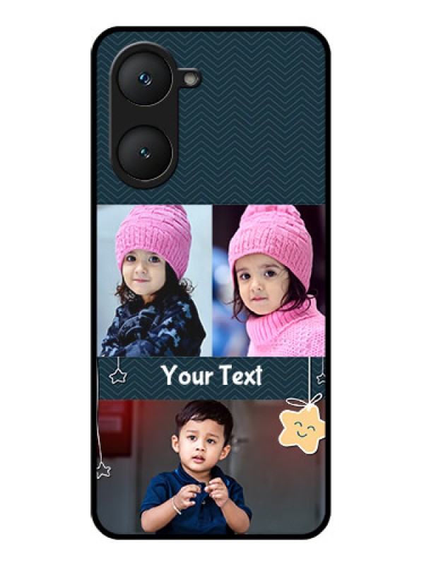 Custom Vivo T3 Lite 5G Custom Glass Phone Case - Hanging Stars Design