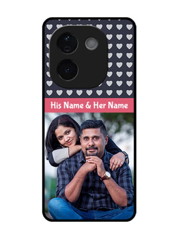 Custom Vivo T3 Pro 5G Custom Glass Phone CaseLove Symbols Design