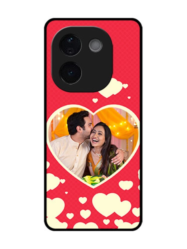 Custom Vivo T3 Pro 5G Custom Glass Phone CaseLove Symbols Phone Cover Design