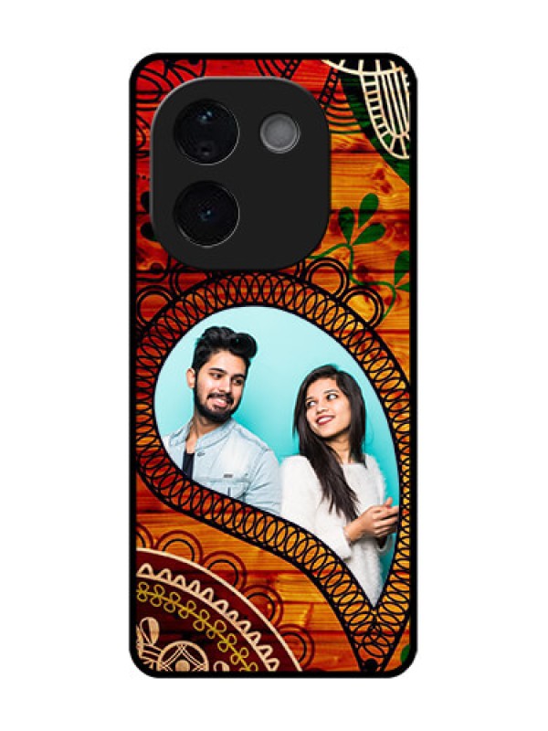 Custom Vivo T3 Pro 5G Custom Glass Phone CaseAbstract Colorful Design