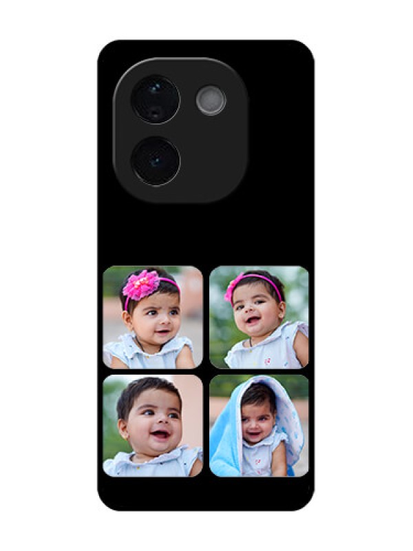 Custom Vivo T3 Pro 5G Custom Glass Phone CaseMultiple Pictures Design