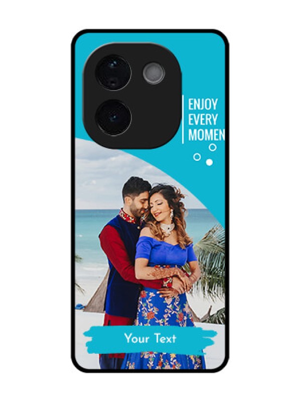 Custom Vivo T3 Pro 5G Custom Glass Phone CaseHappy Moment Design