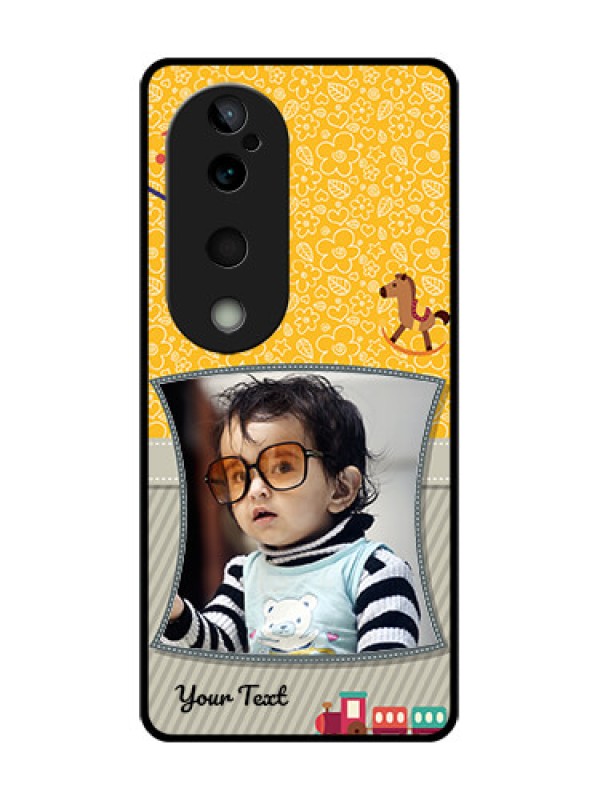 Custom Vivo T3 Ultra Custom Glass Phone CaseBaby Picture Upload Design