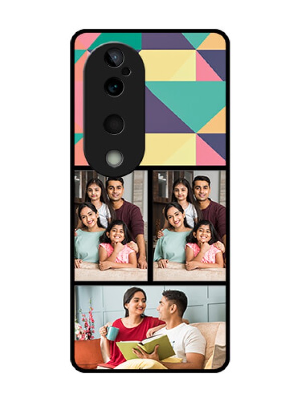 Custom Vivo T3 Ultra Custom Glass Phone CaseBulk Pic Upload Design