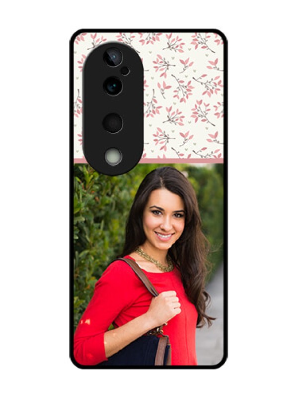 Custom Vivo T3 Ultra Custom Glass Phone CaseStunning Floral Design