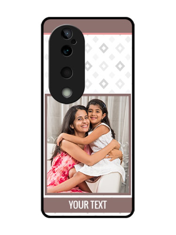 Custom Vivo T3 Ultra Custom Glass Phone CaseSimple Diamond Design
