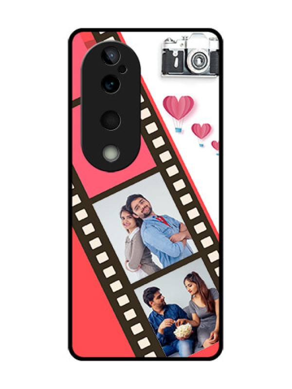 Custom Vivo T3 Ultra Custom Glass Phone Case3 Image Holder With Film Reel