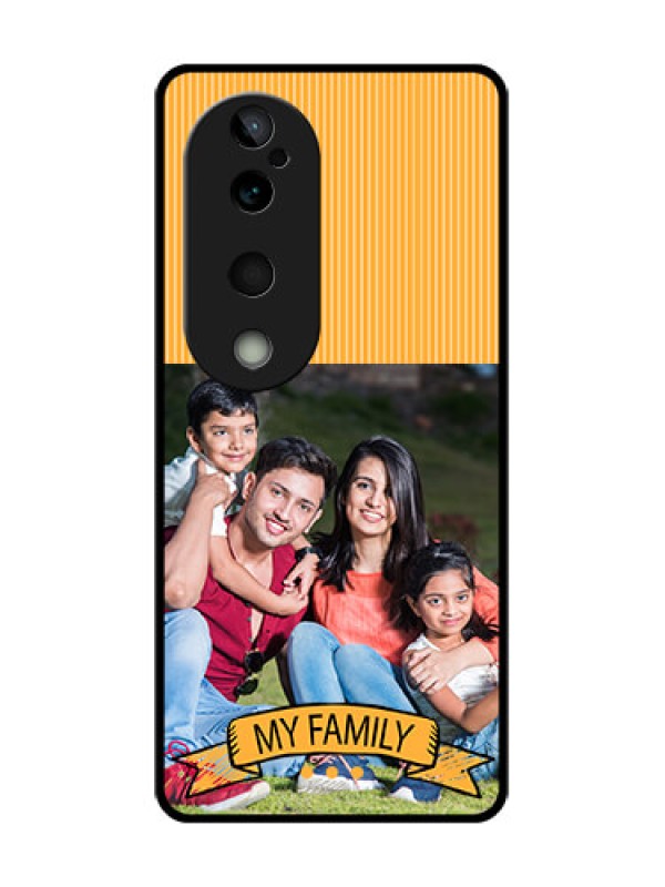 Custom Vivo T3 Ultra Custom Glass Phone CaseMy Family Design
