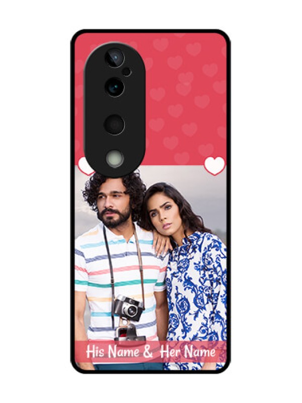 Custom Vivo T3 Ultra Custom Glass Phone CaseSimple Love Design