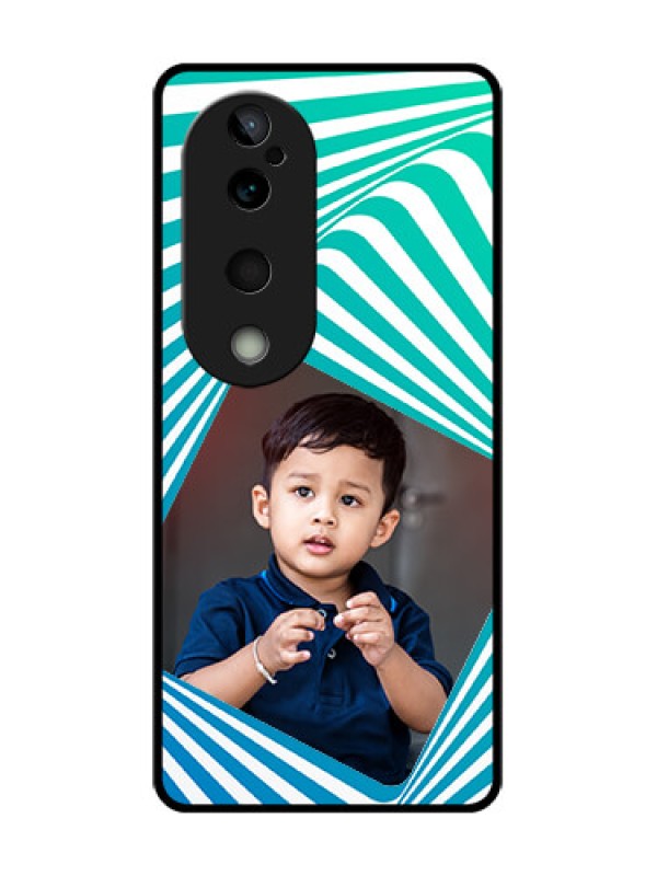 Custom Vivo T3 Ultra Custom Glass Phone CaseAbstract Spiral Design