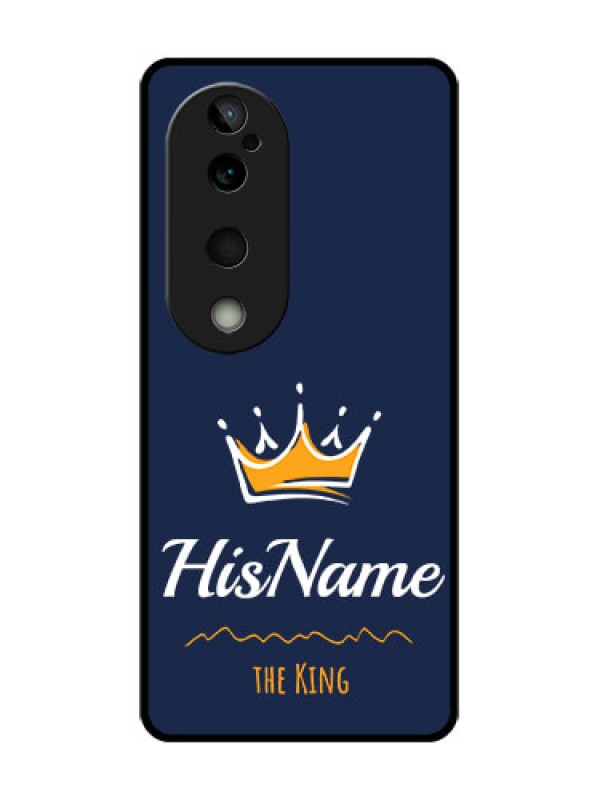 Custom Vivo T3 Ultra Custom Glass Phone CaseKing With Name Design