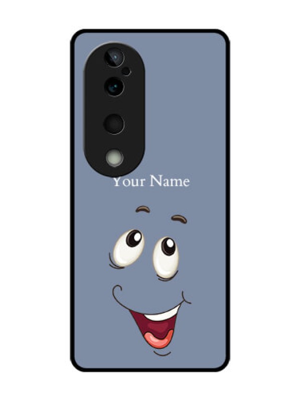 Custom Vivo T3 Ultra Custom Glass Phone CaseLaughing Cartoon Face Design