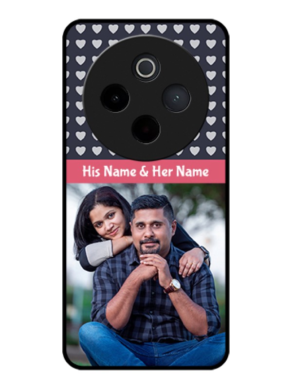 Custom Vivo T4 5G Custom Glass Phone Case - Love Symbols Design