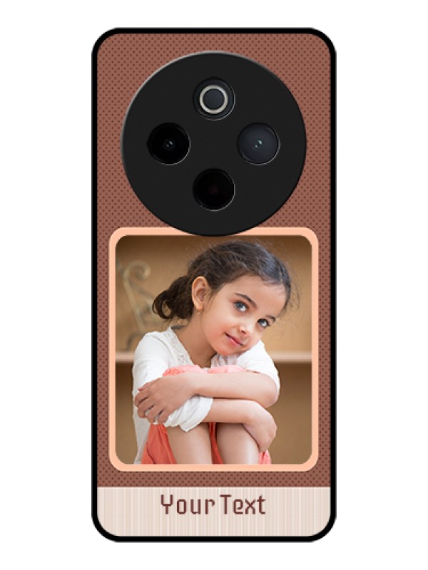 Custom Vivo T4 5G Custom Glass Phone Case - Simple Pic Upload Design