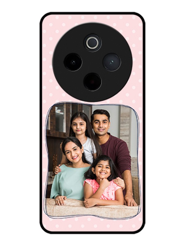 Custom Vivo T4 5G Custom Glass Phone Case - Family With Dots Design