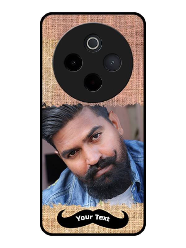 Custom Vivo T4 5G Custom Glass Phone Case - With Texture Design