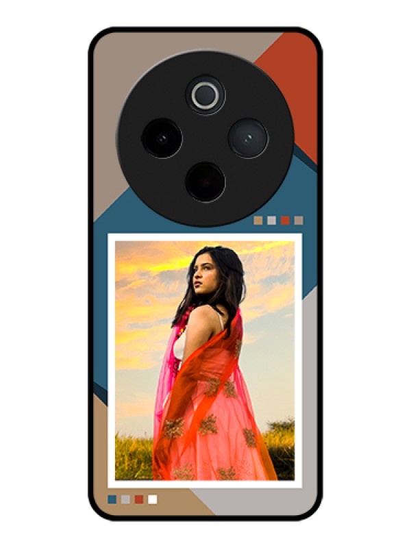 Custom Vivo T4 5G Custom Glass Phone Case - Retro Color Pallet Design