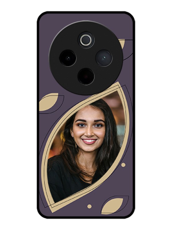 Custom Vivo T4 5G Custom Glass Phone Case - Falling Leaf Design