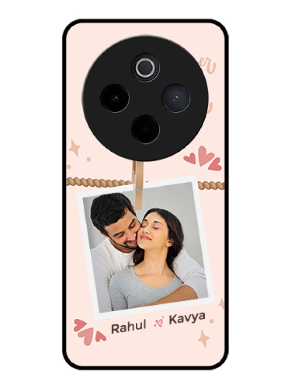 Custom Vivo T4 5G Custom Glass Phone Case - Forever And Ever Love Design