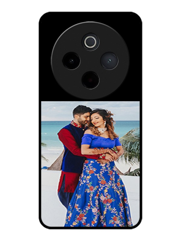 Custom Vivo T4 5G Custom Glass Phone Case - Upload Full Picture With Custom Color Design