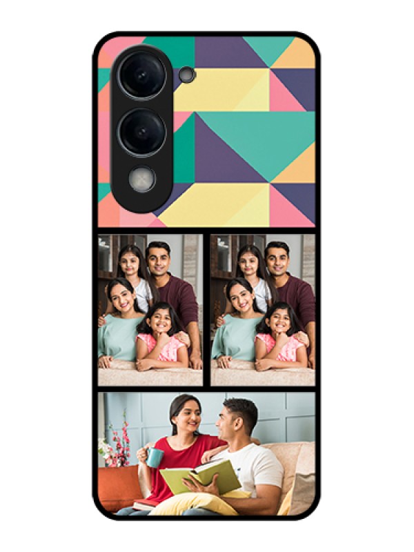 Custom Vivo T4 Lite Custom Glass Phone Case - Bulk Pic Upload Design