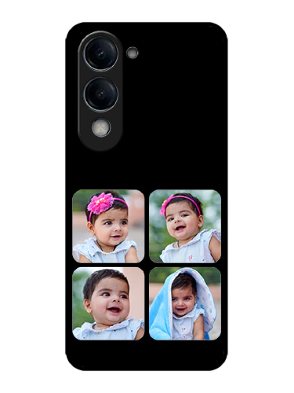 Custom Vivo T4 Lite Custom Glass Phone Case - Multiple Pictures Design