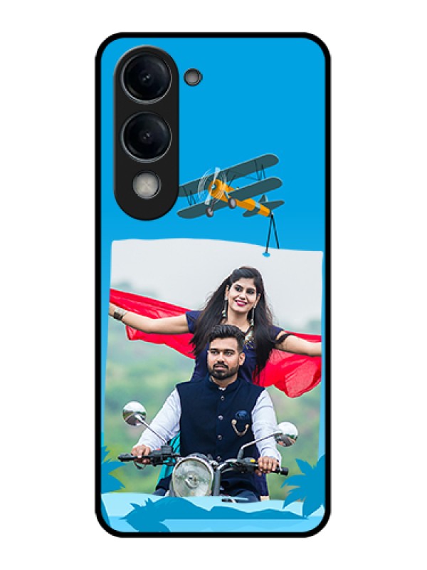 Custom Vivo T4 Lite Custom Glass Phone Case - Traveller Design