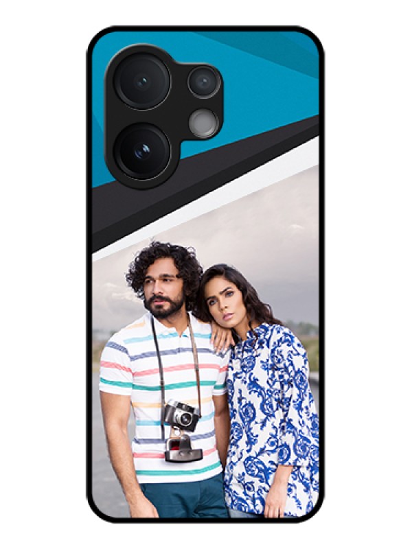 Custom Vivo T4 Pro 5G Custom Glass Phone Case - Simple Pattern Photo Upload Design