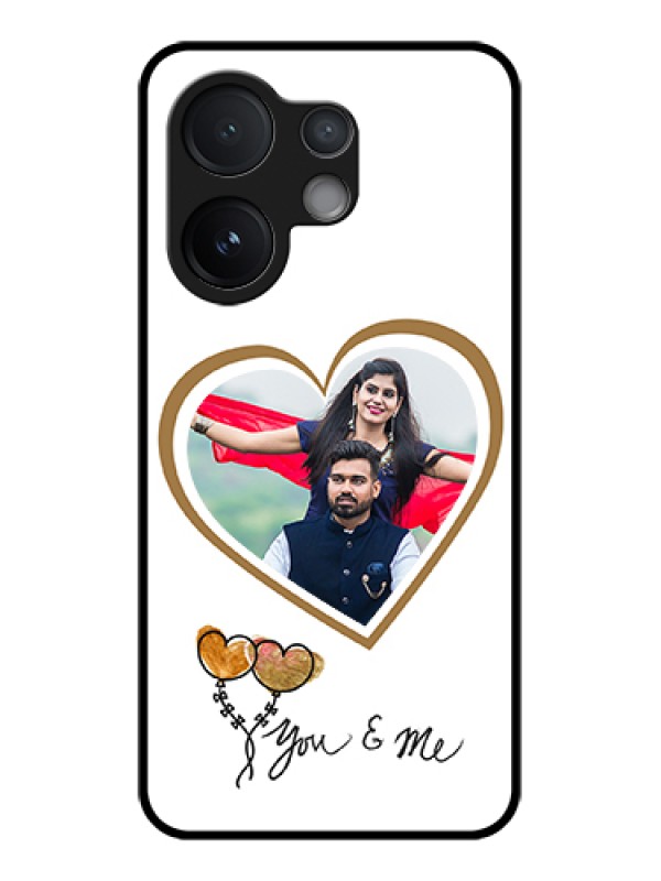 Custom Vivo T4 Pro 5G Custom Glass Phone Case - You & Me Design