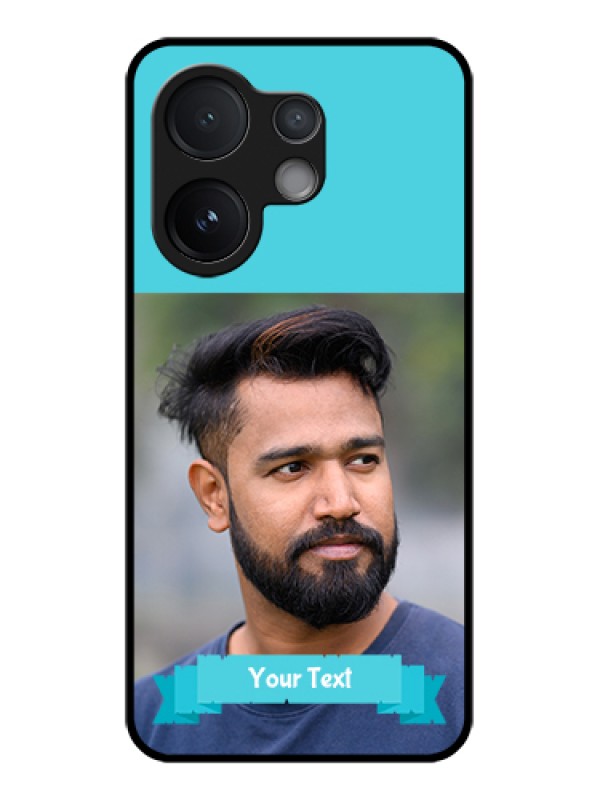 Custom Vivo T4 Pro 5G Custom Glass Phone Case - Blue Color Design