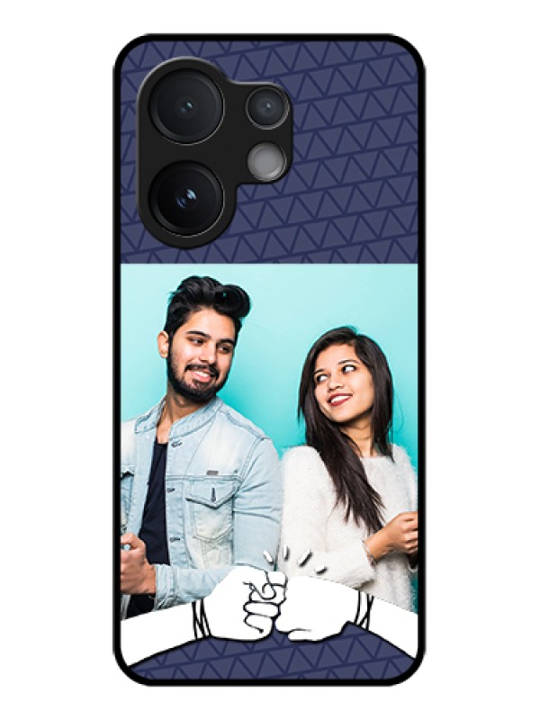 Custom Vivo T4 Pro 5G Custom Glass Phone Case - With Best Friends Design