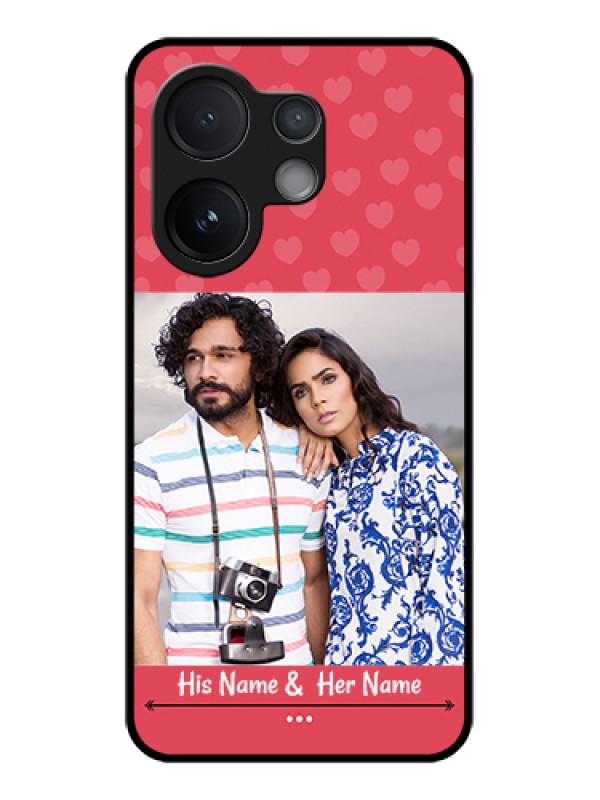 Custom Vivo T4 Pro 5G Custom Glass Phone Case - Simple Love Design