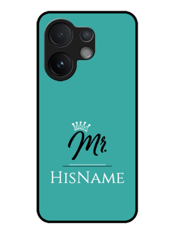 Custom Vivo T4 Pro 5G Custom Glass Phone Case - Mr With Name Design