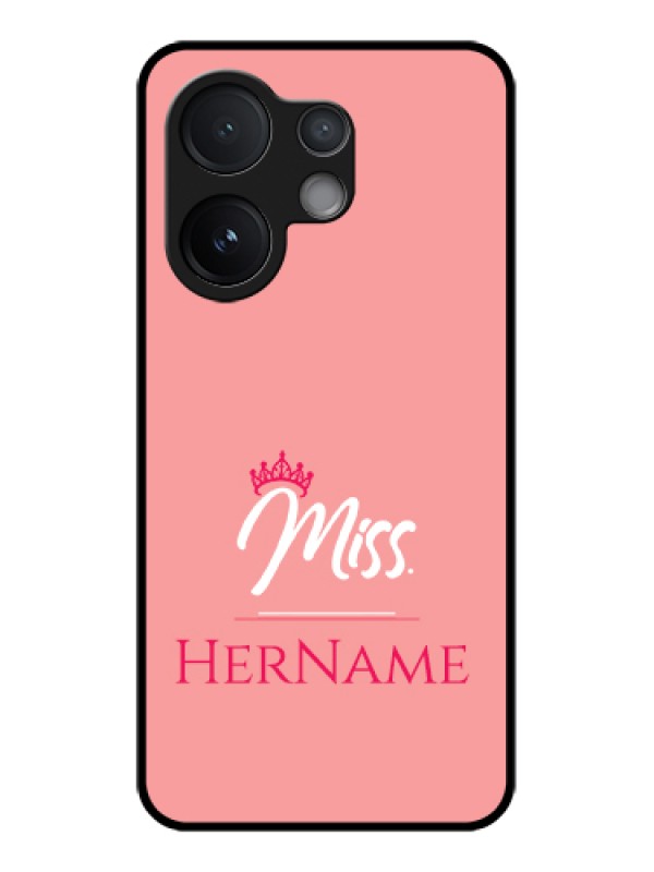 Custom Vivo T4 Pro 5G Custom Glass Phone Case - Mrs With Name Design