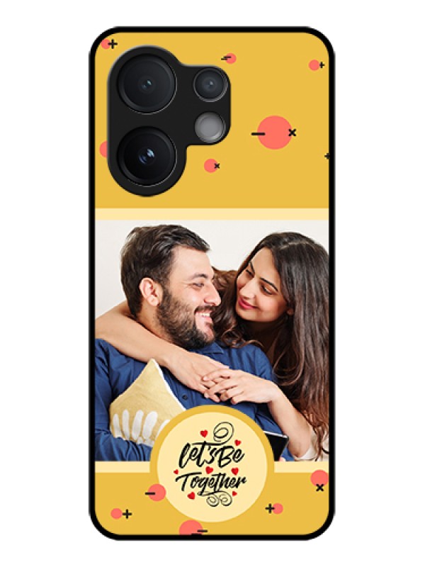 Custom Vivo T4 Pro 5G Custom Glass Phone Case - Lets Be Together Design