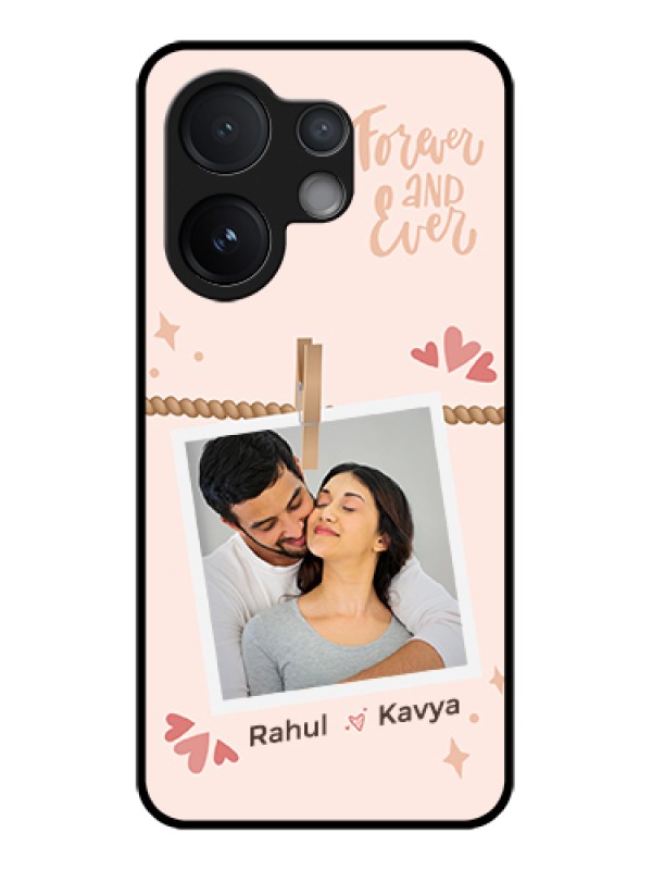 Custom Vivo T4 Pro 5G Custom Glass Phone Case - Forever And Ever Love Design