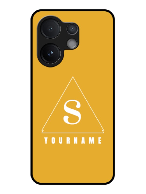 Custom Vivo T4 Pro 5G Custom Glass Phone Case - Simple Triangle Design