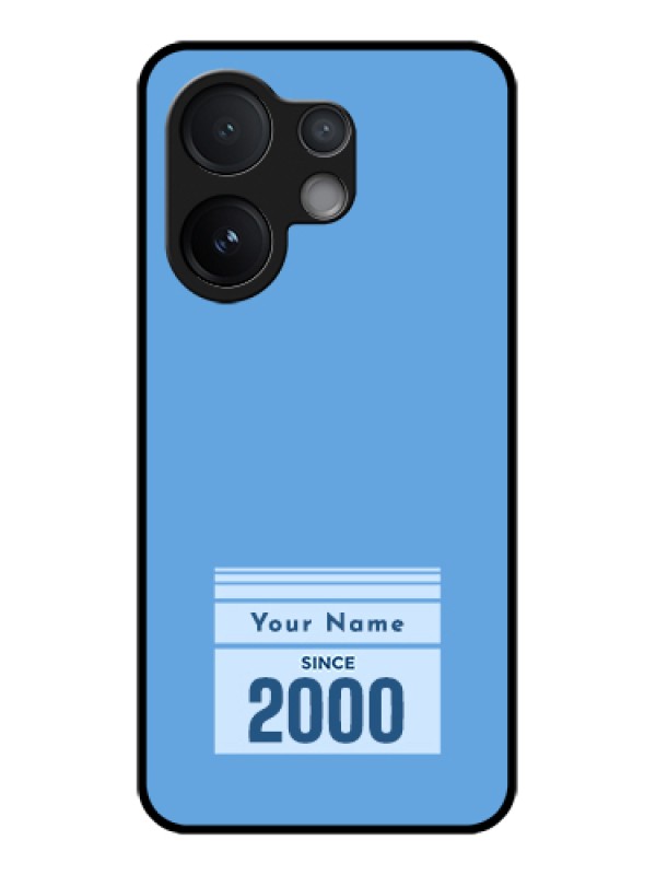 Custom Vivo T4 Pro 5G Custom Glass Phone Case - Custom Year Of Birth Design