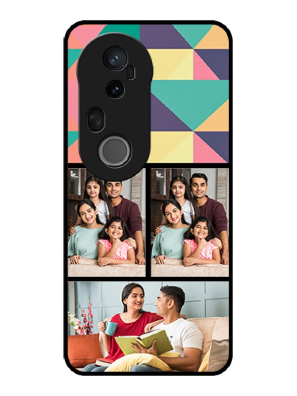 Custom Vivo T4 Ultra 5G Custom Glass Phone Case - Bulk Pic Upload Design